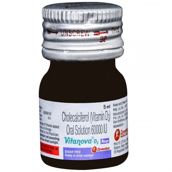 Vitanova D3 Nano Sugar Free Solution 5 ml