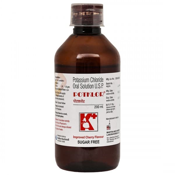 Potklor (Sugar Free) Solution 200 ml