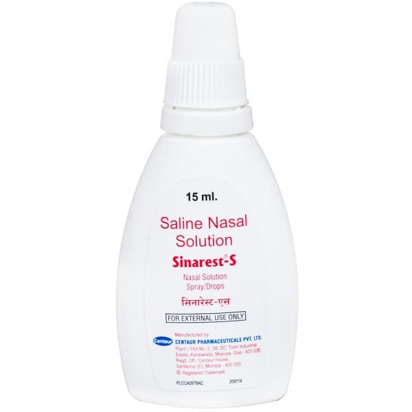 Sinarest S Nasal Solution 15 ml