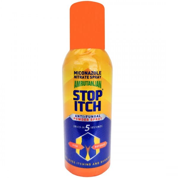 Amrutanjan Stop Itch Anti Fungal Powder Spray 100 g