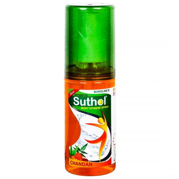 Boroline's Suthol Antiseptic Body Hygiene Spray Chandan 100 ml