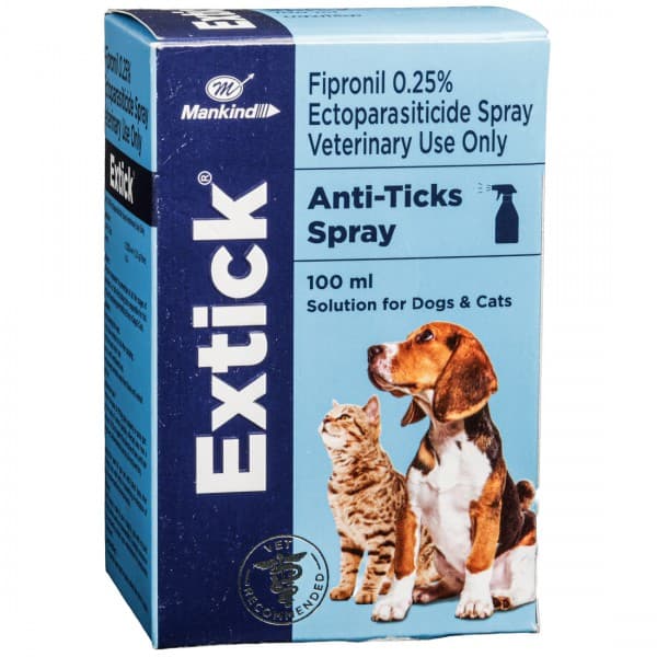Extick Anti Ticks Veterinary Spray 100 ml