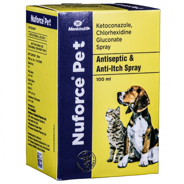 Nuforce Pet Antiseptic & Anti Itch Veterinary Spray 100 ml