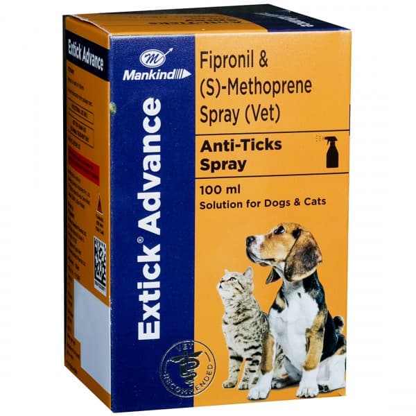 Extick Advance Anti Ticks Veterinary Spray 100 ml