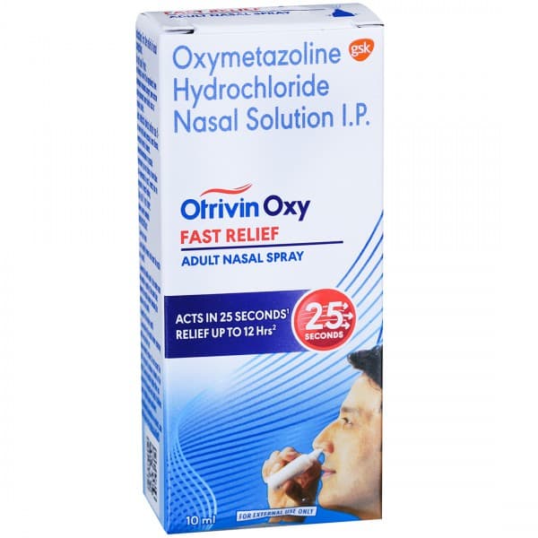 Otrivin Oxy Fast Relief Adult Nasal Spray 10 ml