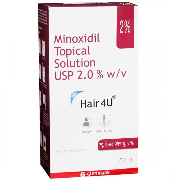 Hair 4U (New) 2% Spray/Solution 60 ml