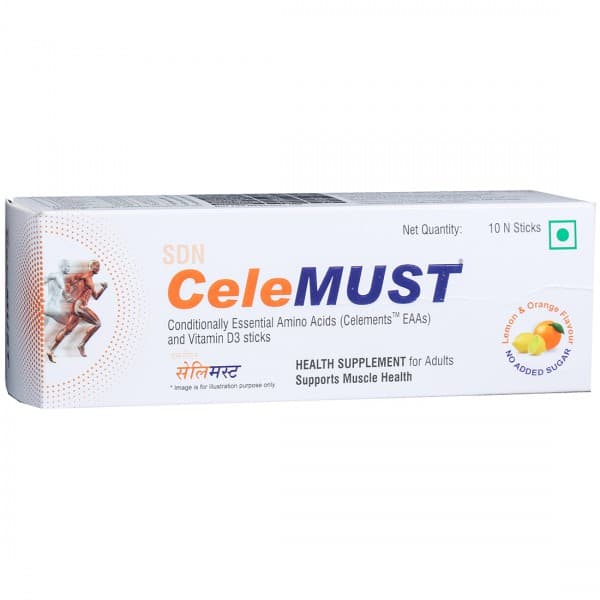 CeleMust Lemon & Orange Flavour Stick 4 g