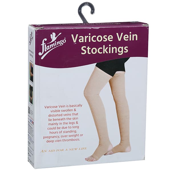 Flamingo Varicose Vein Stockings M Pack Of 2
