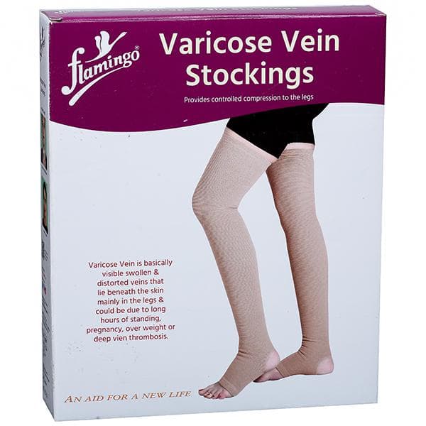 Flamingo Varicose Vein Stockings L Pack Of 2