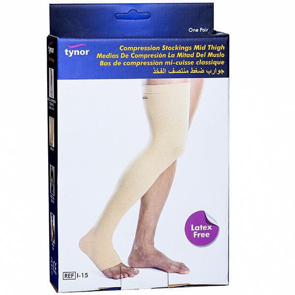 Tynor Compression Stockings Mid Thigh XL Pack Of 2
