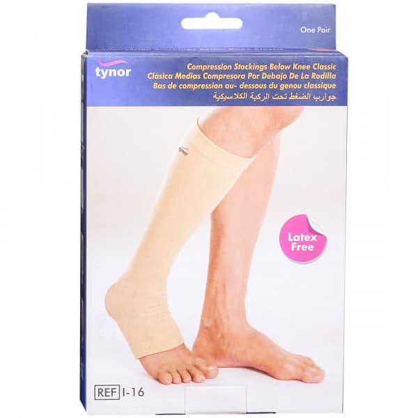 Tynor Compression Stockings Below Knee Classic XL Pack Of 2