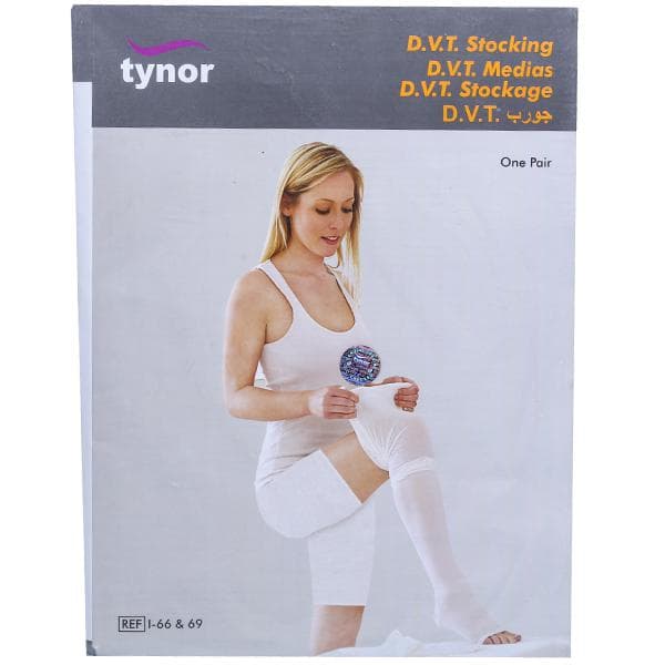 Tynor D.V.T. Stocking Thigh High L Pack Of 2