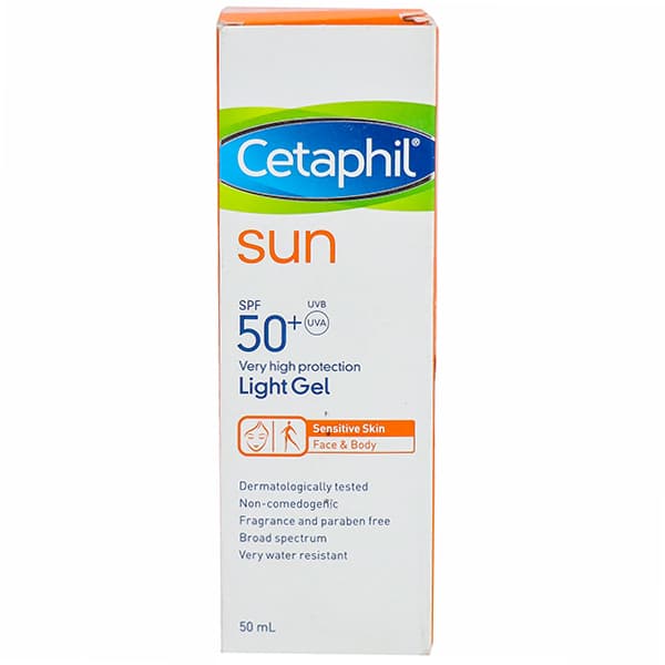 Cetaphil Sun Spf 50+ (Sensitive Skin - Face & Body) Light Gel 50 ml