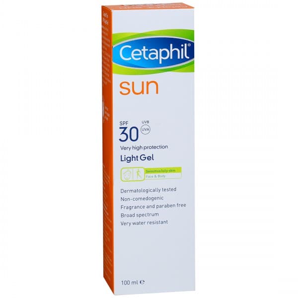 Cetaphil Sun SPF 30 Light Gel High Protection for Sensitive/Oily Skin 100 ml