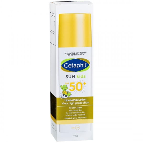 Cetaphil Sun Kids Spf 50 + (All Skin Type) Body & Face Liposomal Lotion 150 ml
