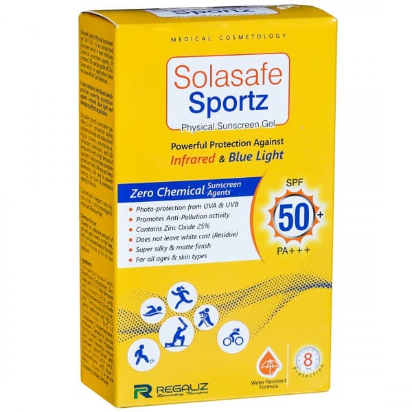 Solasafe Sportz SPF 50+ Pa+++ Sunscreen Gel 50 g