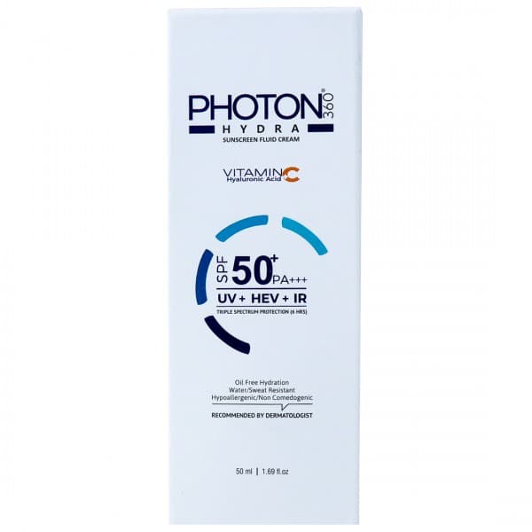 Photon 360 Hydra Spf 50+ PA+++ Sunscreen Fluid Cream 50 ml