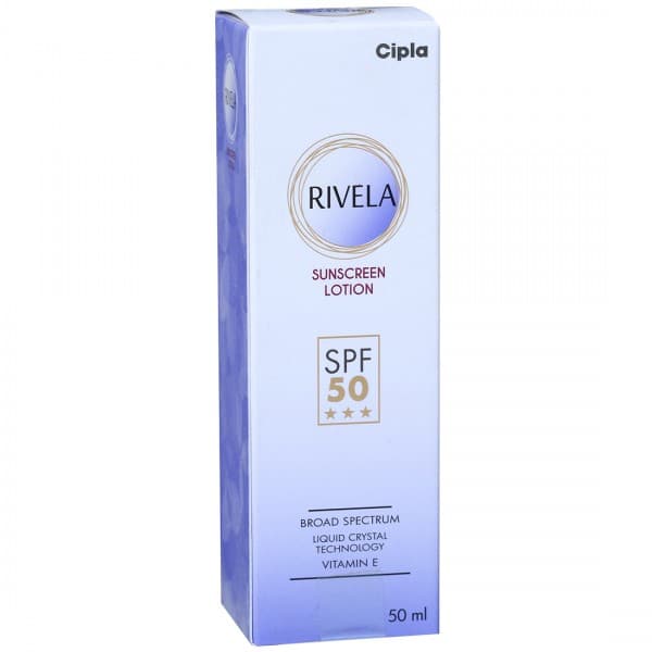 Rivela Spf 50 Sunscreen Lotion 50 ml