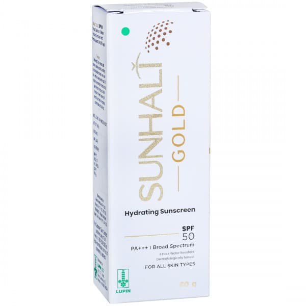 Sunhalt Gold Spf 50 (Pa+++) Hydrating Sunscreen 60 g