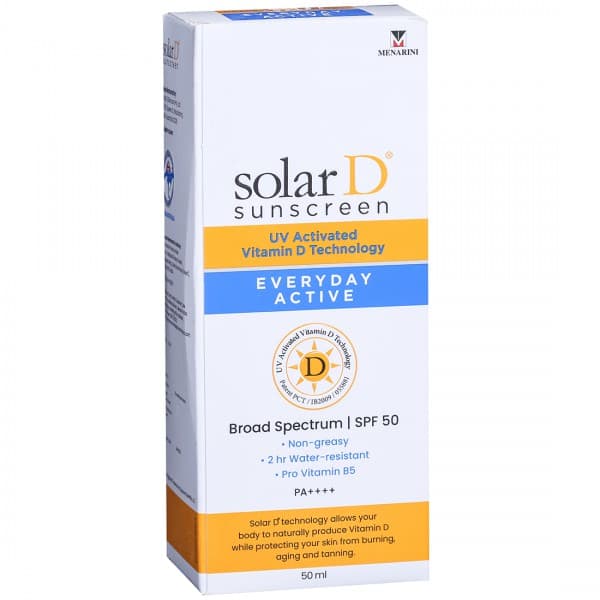 Solar D Everyday Active SPF 50 PA++++ Sunscreen Lotion 50 ml