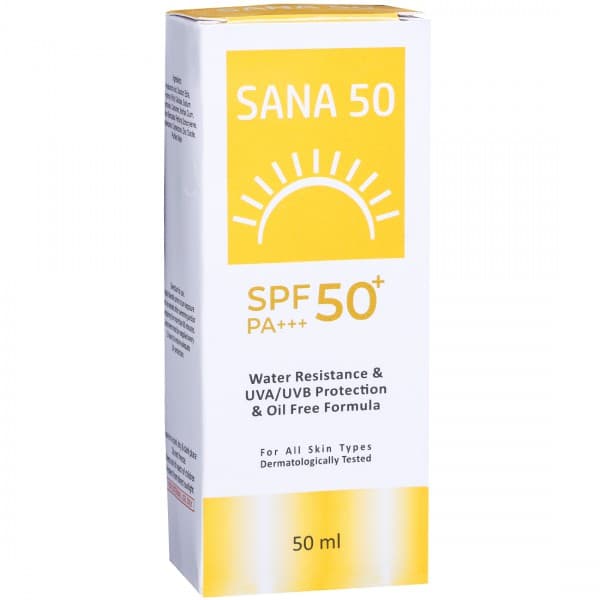 Sana 50 Spf 50+ PA+++ Sunscreen 50 ml