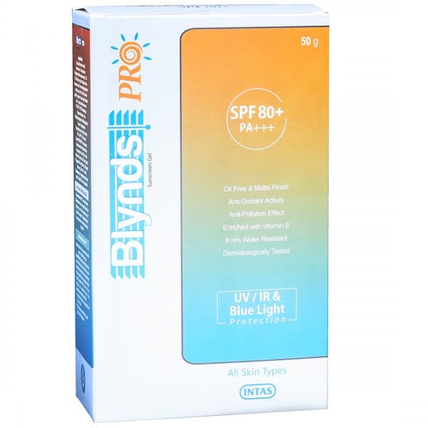 Blynds Pro SPF 80+ PA+++ Sunscreen Gel 50 g