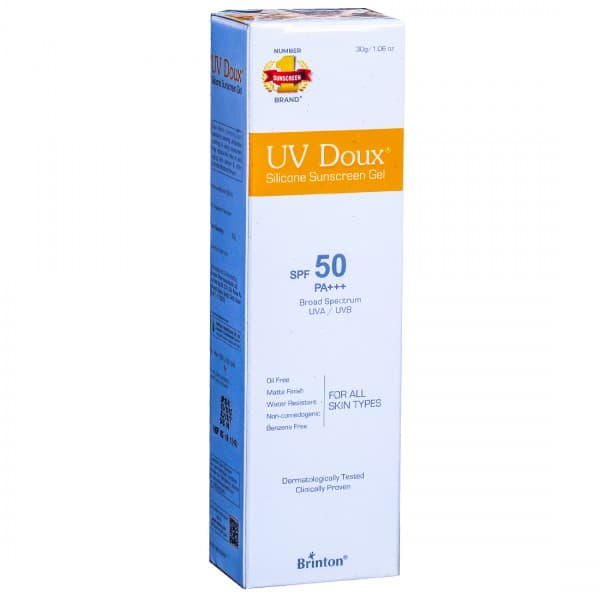 UV Doux Spf 50 Pa+++ Silicone Sunscreen Gel 30 g