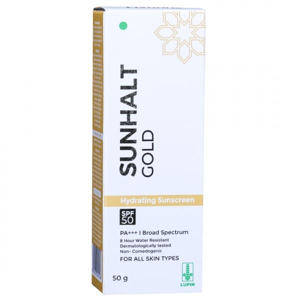 Sunhalt Gold SPF 50 PA+++ Hydrating Sunscreen 50 g