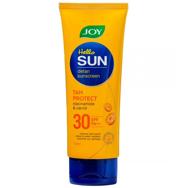 Joy Hello Sun Tan Protect SPF 30 PA++ Detan Sunscreen 120 ml
