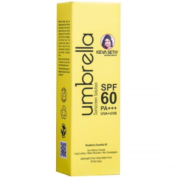 Keya Seth Aromatherapy Umbrella SPF 60 PA+++ UVA+UVB Sunscreen Solution 18 g