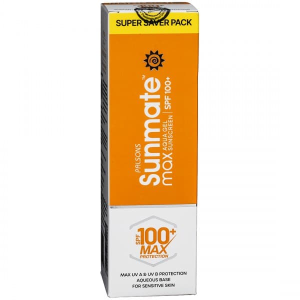 Sunmate Max SPF 100+ PA++++ Aqua Gel Sunscreen (Super Saver Pack) 70 g