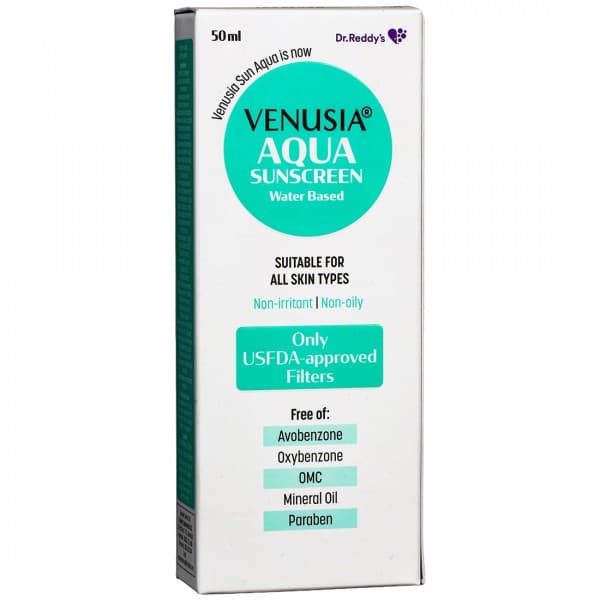 Venusia Aqua SPF 65+ PA++++ Water Based Sunscreen 50 ml