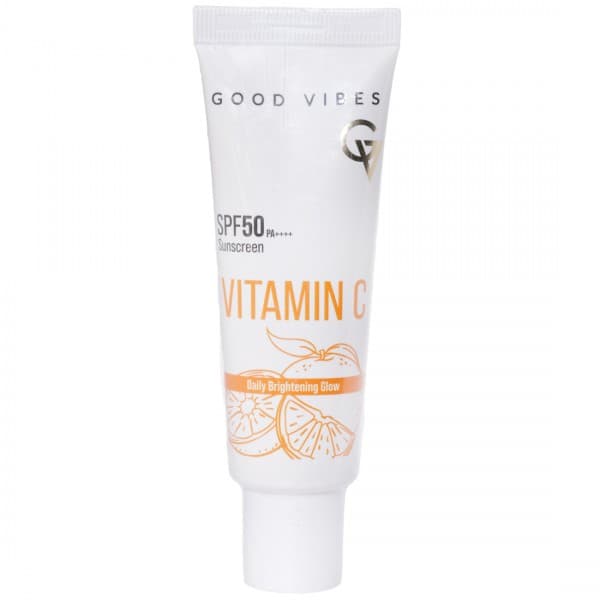Good Vibes Vitamin C SPF 50 PA++++ Daily Brightening Glow Sunscreen 50 g