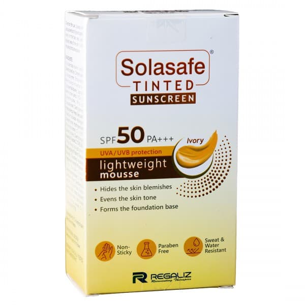 Solasafe Tinted SPF 50 PA+++ Ivory Sunscreen 40 g
