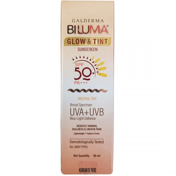 Biluma Glow & Tint SPF 50+ PA +++ Sunscreen 50 ml
