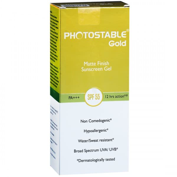 Photostable Gold PA+++ SPF 55 Matte Finish Sunscreen Gel 50 g