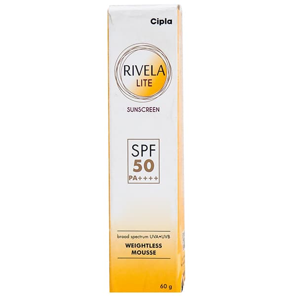 Rivela Lite (SPF 50 PA++++) Sunscreen 60 g