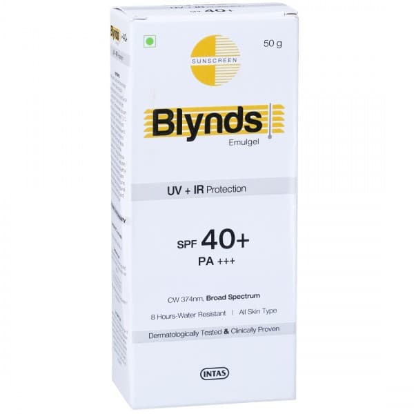 Blynds (Emulgel) Spf 40+PA+++ Sunscreen 50 g