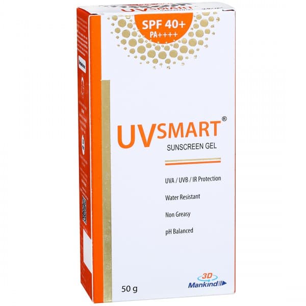 Uvsmart SPF 40+ PA++++ Sunscreen Gel 50 g