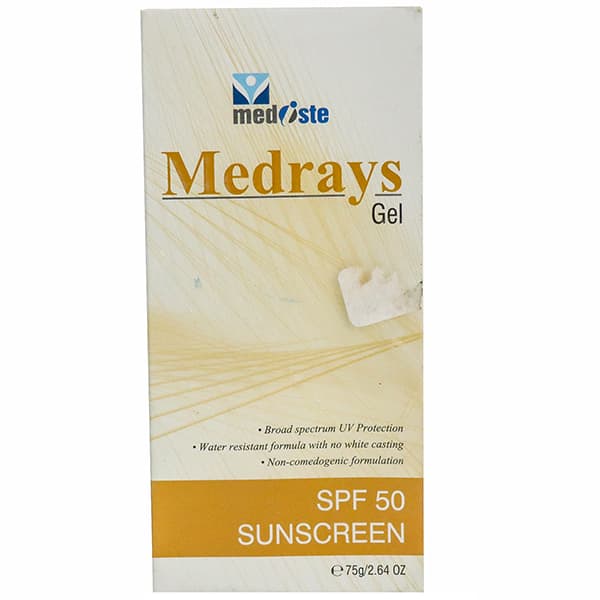 Medrays Spf 50 Sunscreen Gel 75 gm