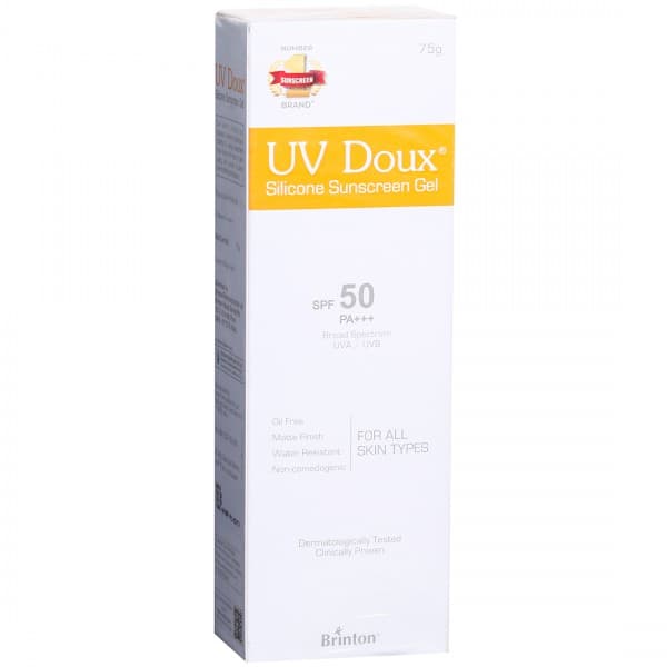 UV Doux Spf 50 (Pa+++) Silicone Sunscreen Gel 75 gm