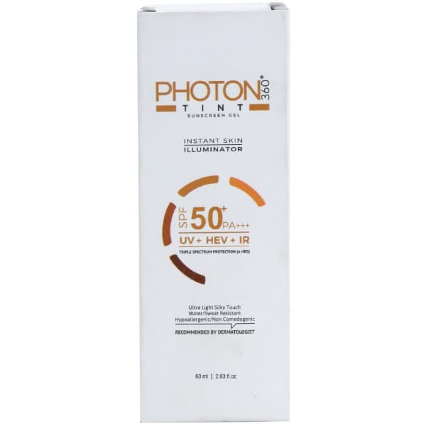 Photon 360 Tint Spf 50+ PA+++ Sunscreen Gel 60 ml