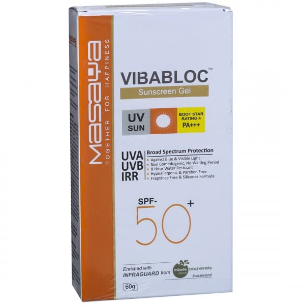 Vibabloc (Spf 50+) PA+++ Sunscreen Gel 60 g