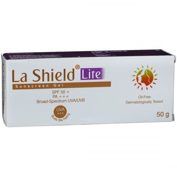La Shield Lite (Spf 50+) Pa+++ Broad Spectrum UVA/UVB Sunscreen Gel 50 g