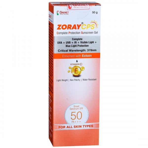 Zoray CPS (SPF 50 PA+++) Sunscreen Gel 50 g