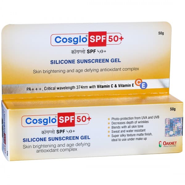 Cosglo SPF 50+ Silicone Sunscreen Gel 50 g