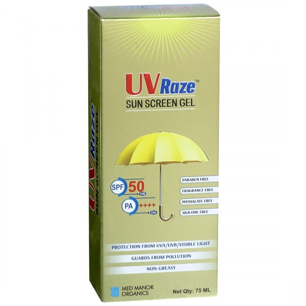 UV Raze Spf 50 Pa++++ Sun Screen Gel 75 ml
