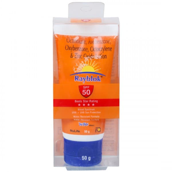 Rayblok Spf 50 Sunscreen Lotion 50 g