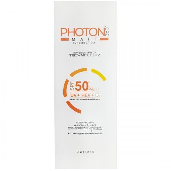 Photon 360 Matt Spf 50+ PA+++ Sunscreen Gel 50 ml