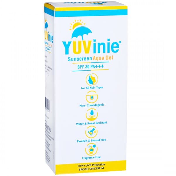 Yuvinie SPF 30 PA+++ Sunscreen Aqua Gel 50 g